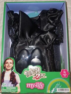 NEW My Life As The Wizard of Oz 18 Inch Doll Witch Outfit - Black
